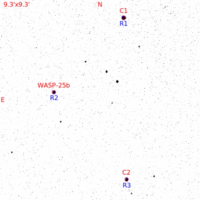 Chart - WASP-25, JD 2460353.67606