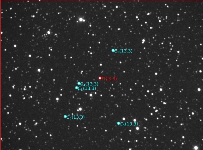 Chart - WASP-12, JD 2460376.33419