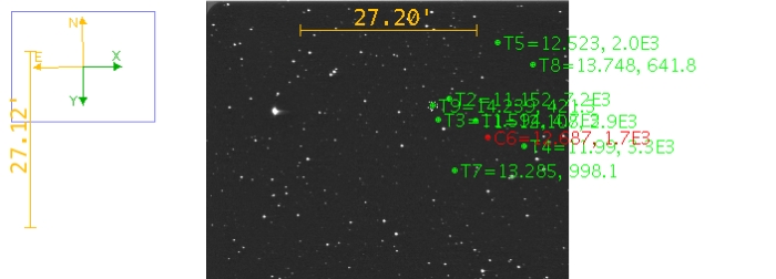 Chart - WASP-43, JD 2460374.69293