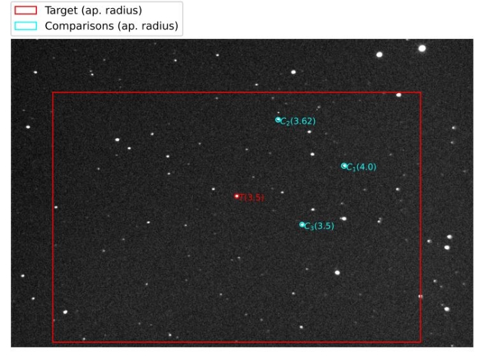 Chart - WASP-10, JD 2455174.25214