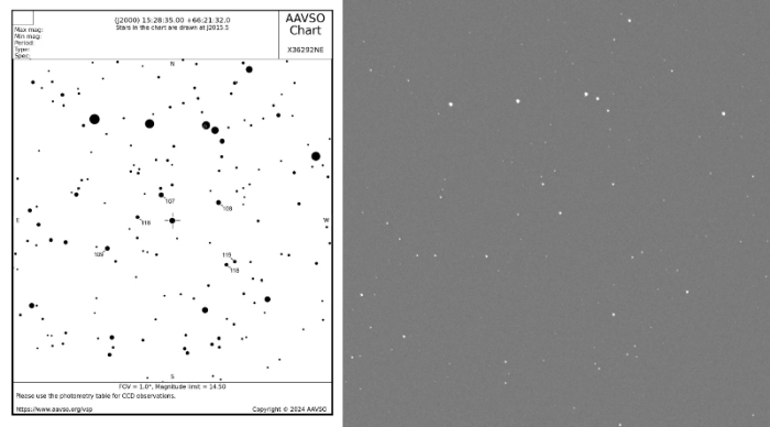 Chart - KELT-23 A, JD 2460391.12512