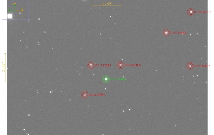 Chart - WASP-84, JD 2460377.31497