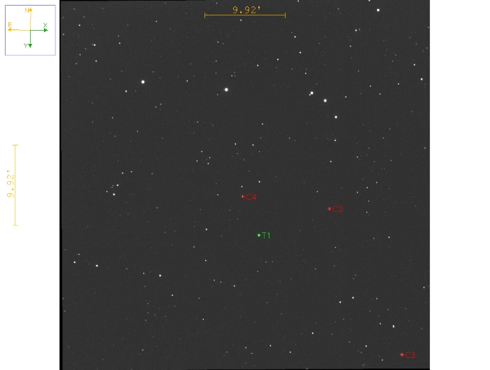 Chart - KELT-23 A, JD 2460411.41881