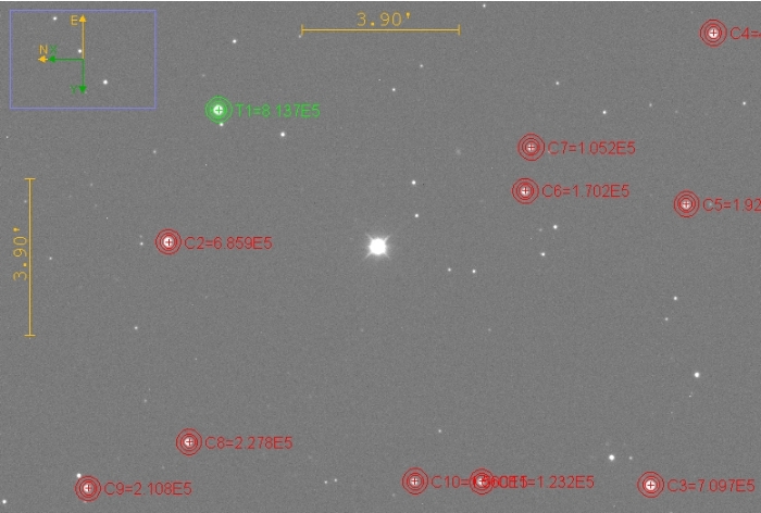 Chart - TOI-1194, JD 2460429.37559