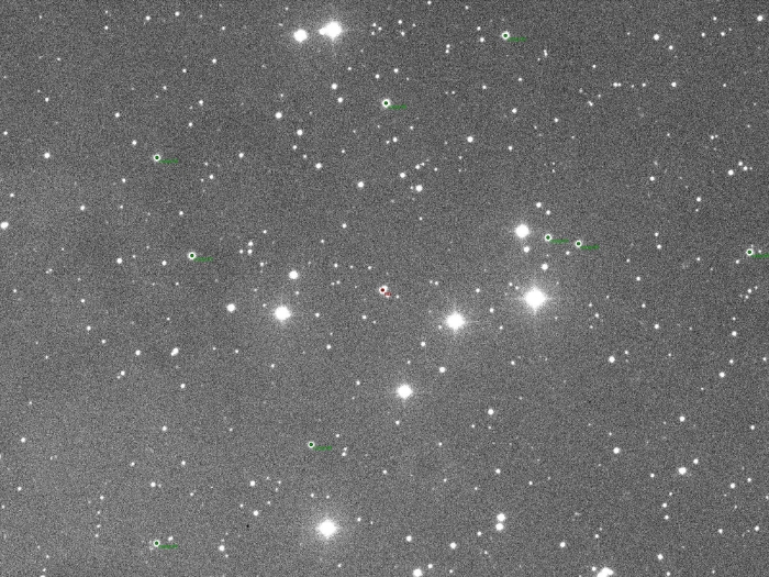 Chart - WASP-142, JD 2460454.45489