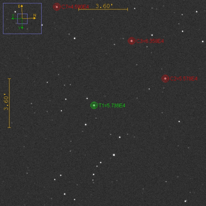 Chart - TrES-3, JD 2460455.56170