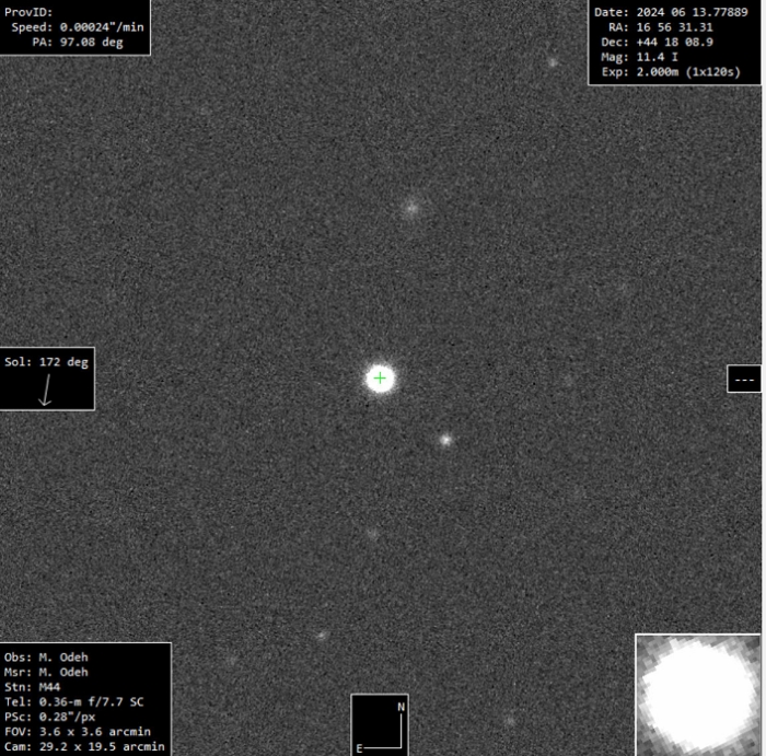 Chart - WASP-148, JD 2460475.27889