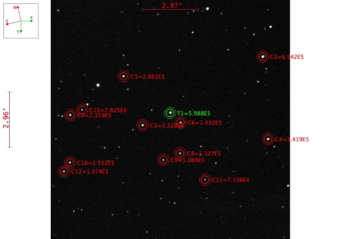 Chart - TrES-3, JD 2460477.76682