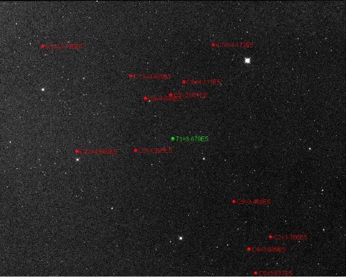 Chart - WASP-52, JD 2460514.54935