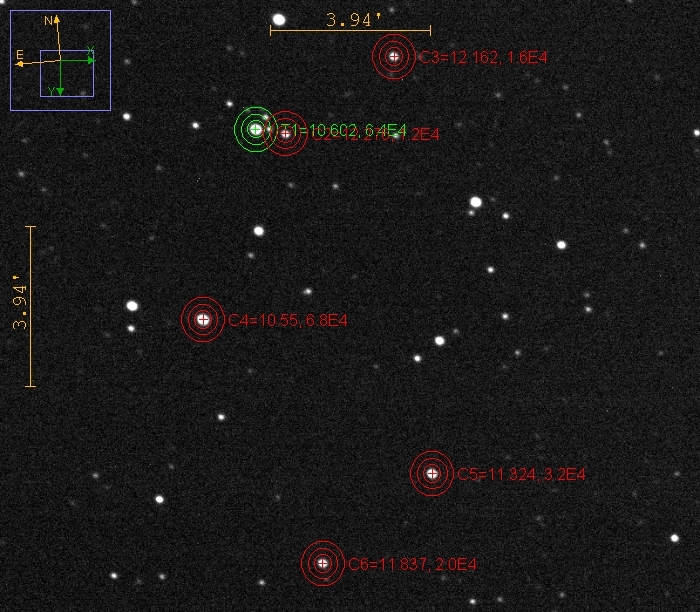 Chart - HAT-P-16, JD 2460518.35309