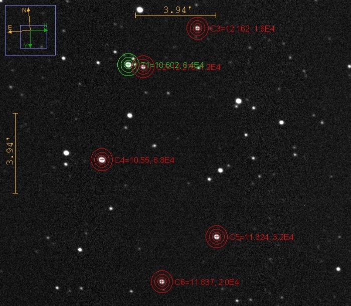 Chart - HAT-P-16, JD 2460518.41255