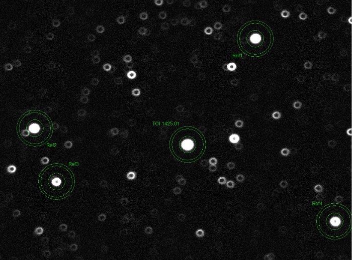 Chart - TOI 1425.01, JD 2460534.43877
