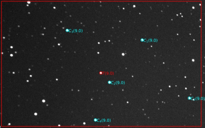 Chart - HAT-P-19, JD 2460535.36313
