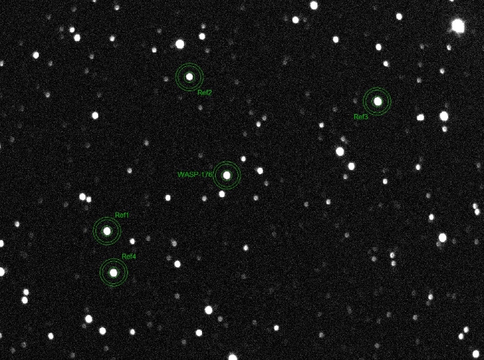 Chart - WASP-176, JD 2460538.39400