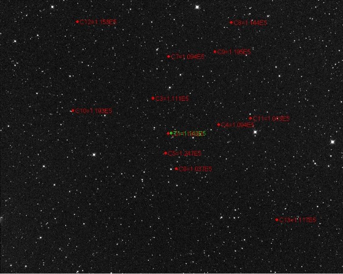 Chart - HAT-P-37, JD 2460540.39964