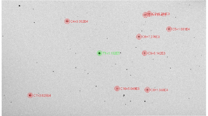 Chart - XO-7, JD 2460552.35408