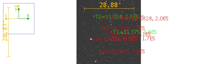 Chart - WASP-58, JD 2460557.27556