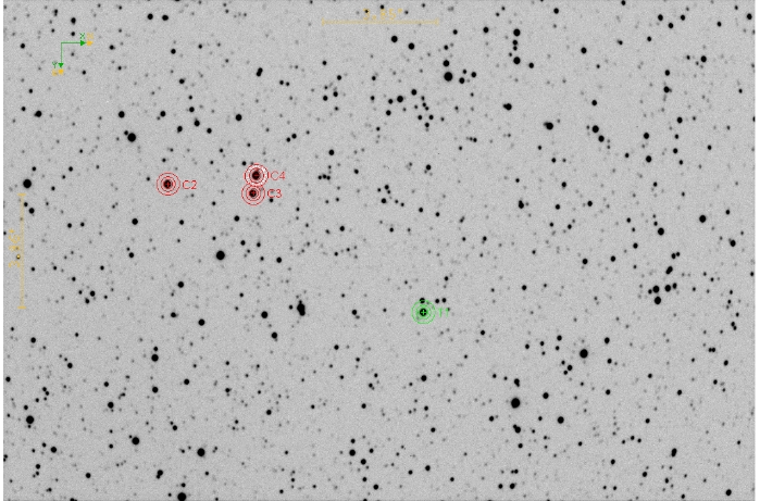 Chart - Kepler-448, JD 2460550.30193