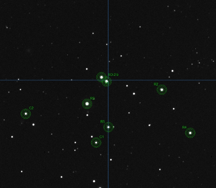 Chart - XO-2 N, JD 2456611.84610