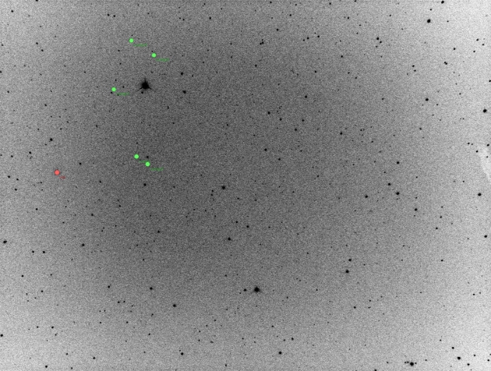 Chart - WASP-85 A, JD 2459662.39604