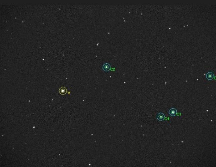 Chart - HD 17156, JD 2455138.51600