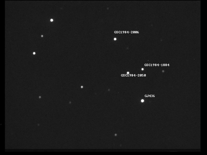 Chart - GJ 436, JD 2454944.32566