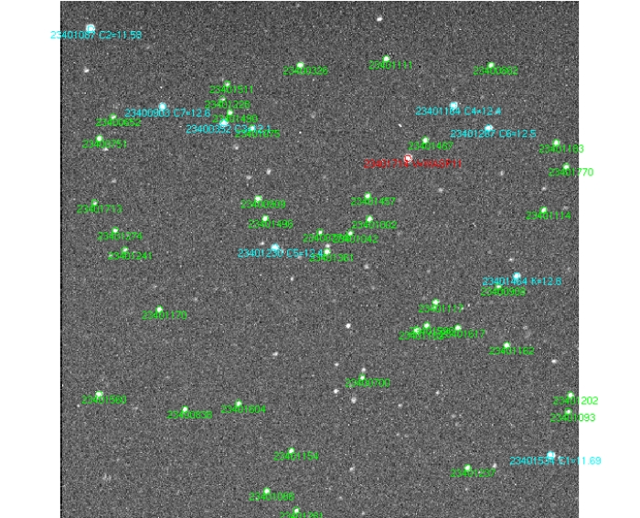 Chart - WASP-11, JD 2455481.73166