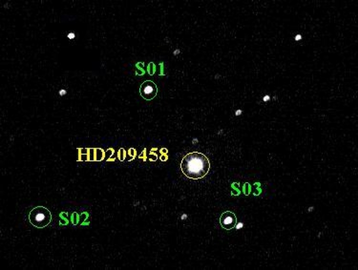 Chart - HD 209458, JD 2451804.38750