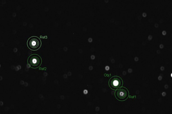 Chart - HD 209458, JD 2456157.43188