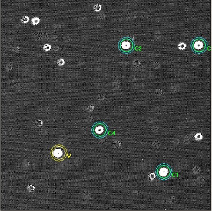 Chart - HD 17156, JD 2456262.96793