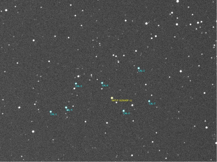 Chart - WASP-11, JD 2456263.47535