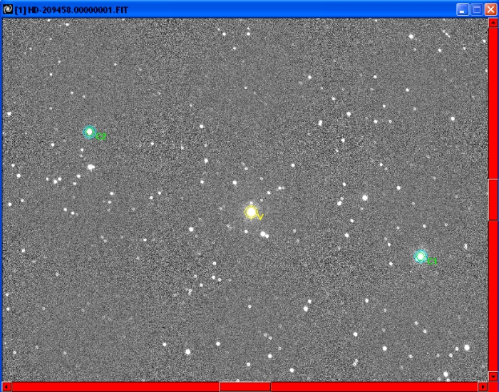 Chart - HD 209458, JD 2456559.25444