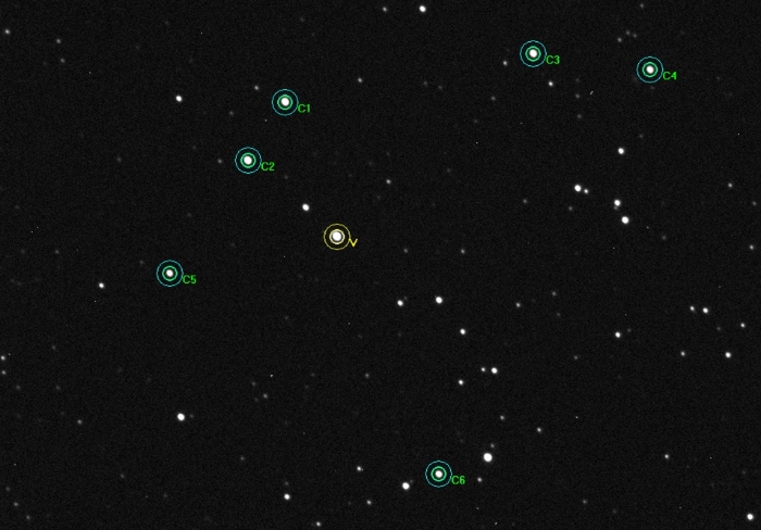 Chart - WASP-11, JD 2456963.31001