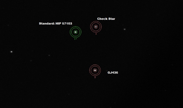 Chart - GJ 436, JD 2457495.70484