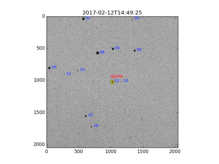 Chart - GJ 436, JD 2457797.11817