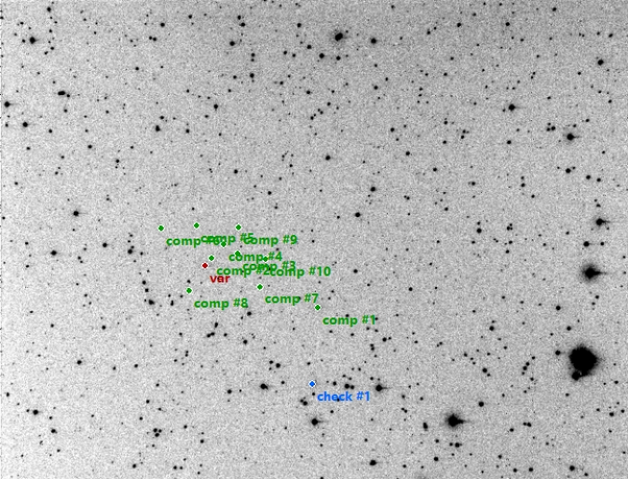 Chart - WASP-11, JD 2457681.69950