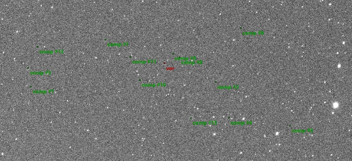 Chart - WASP-11, JD 2458020.45036