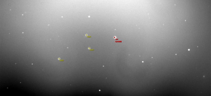 Chart - GJ 436, JD 2458537.45635