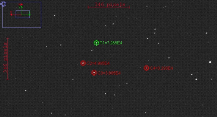 Chart - WASP-11, JD 2458076.34907