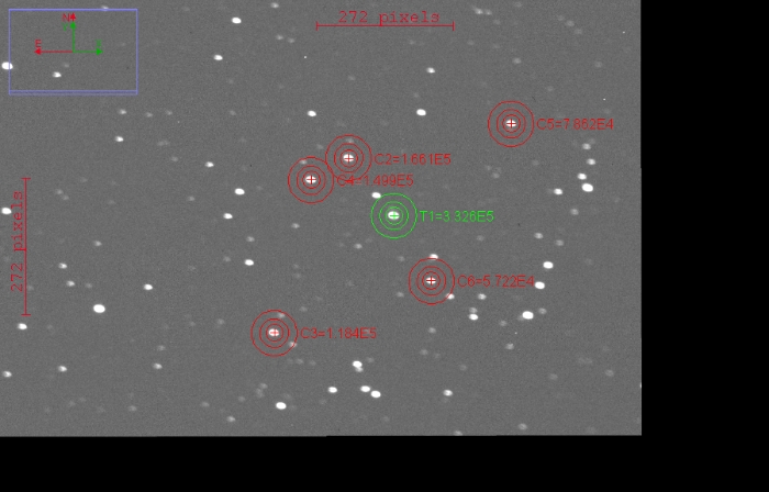 Chart - WASP-11, JD 2459580.21060
