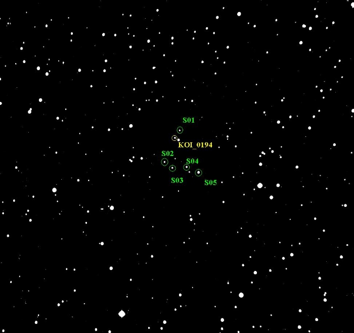 Chart - Kepler-488, JD 2455621.54099