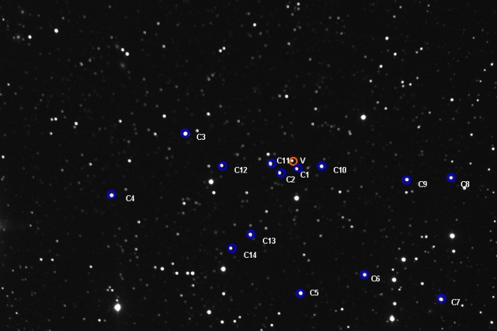 Chart - Kepler-77, JD 2456892.32460