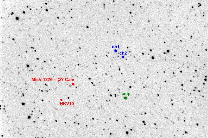 Chart - CzeV255, JD 2455852.33105