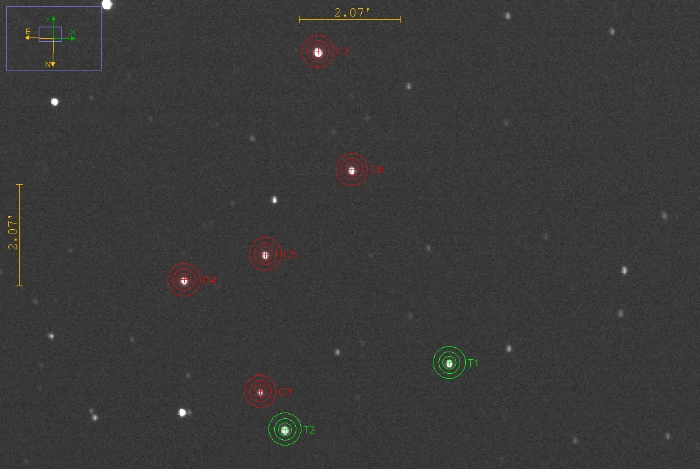 Chart - WASP-10, JD 2460611.26774