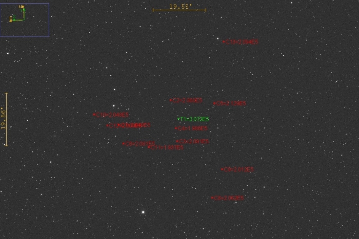 Chart - WASP-135, JD 2460546.36735