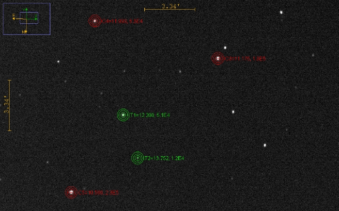 Chart - WASP-52, JD 2460621.25098