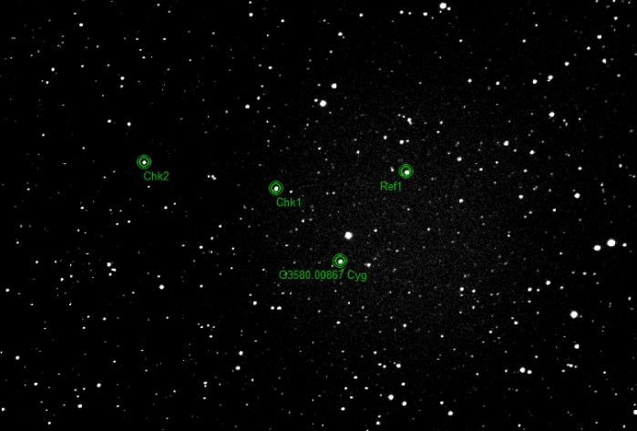 Chart - V2922 Cyg, JD 2460625.20144