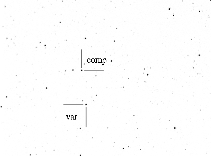 Chart - V388 Cyg, JD 2453988.26160
