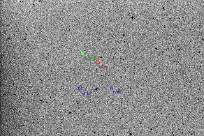 Chart - V0889 Aql, JD 2454645.40942