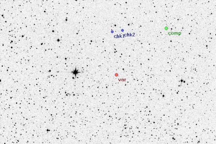 Chart - V0957 Cep, JD 2454710.45408